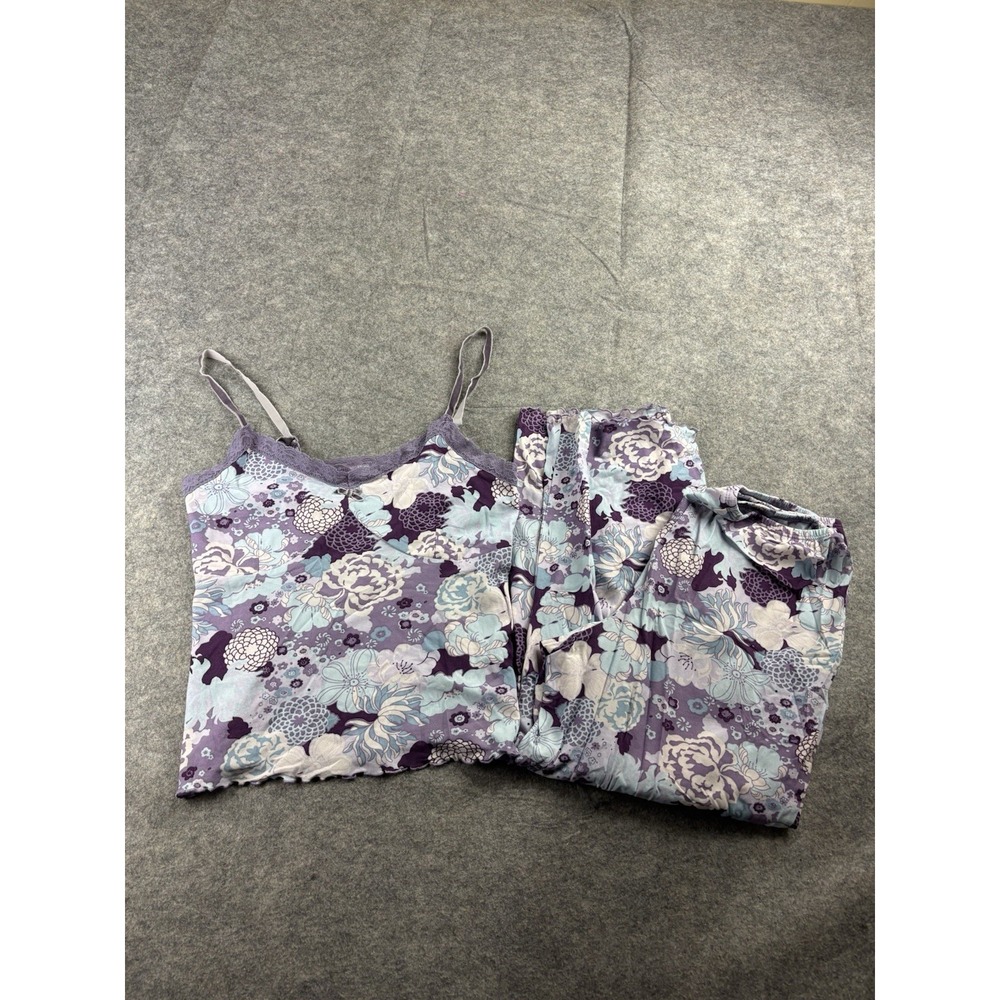 Y2K Gilligan O'Malley Milkmaid Cami,‎ Floral Sheer Lace, 2 Piece Set, Lingerie
